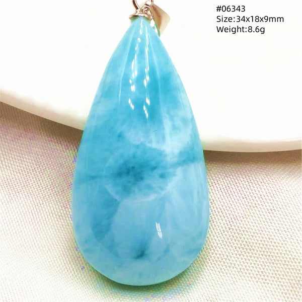 Blue Larimar Pendant-ToShay.org