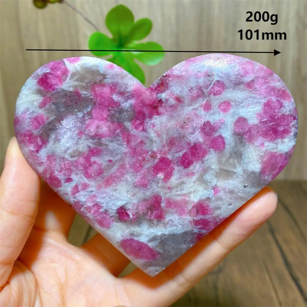 Pink Unicorn Tourmaline Heart-ToShay.org
