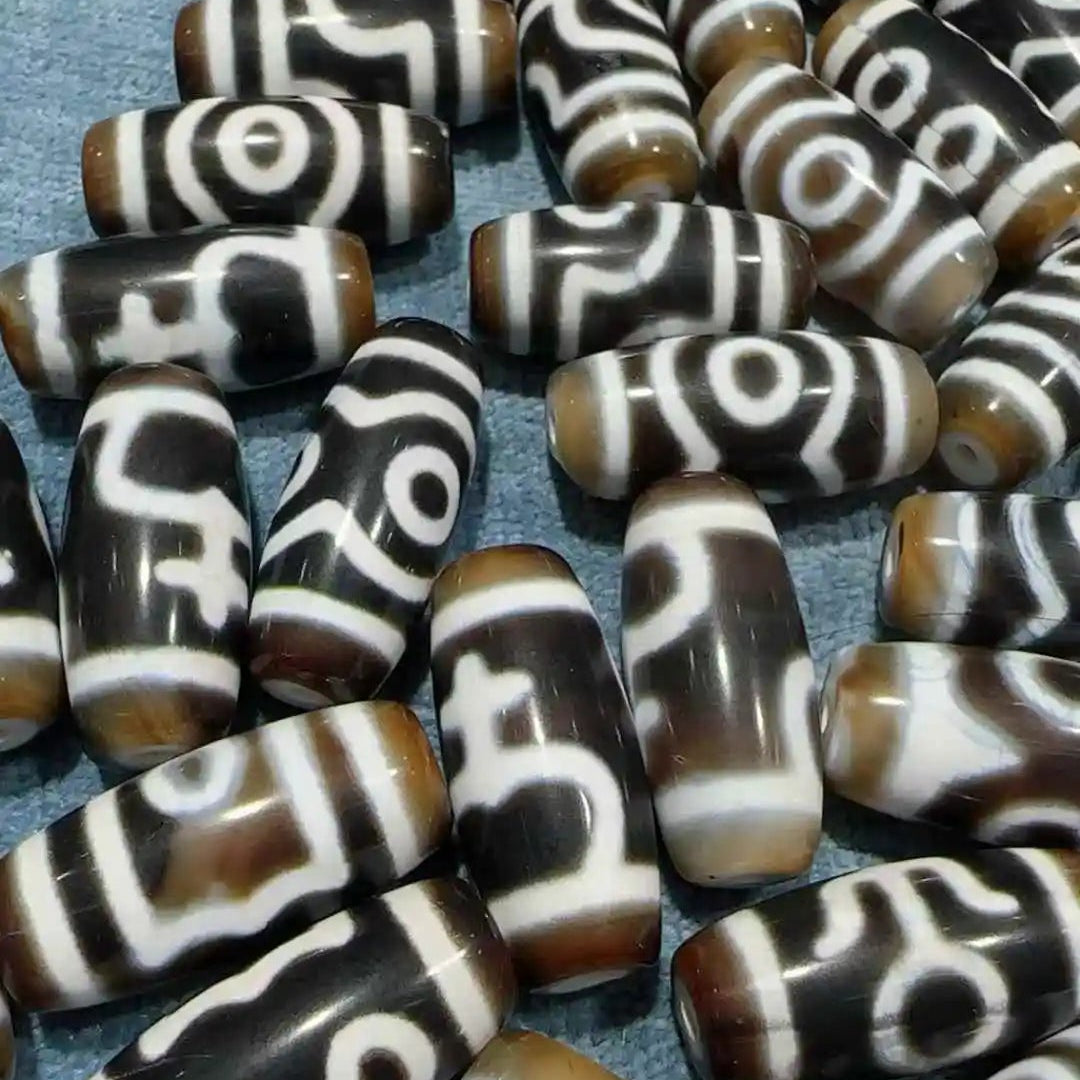 Tibetan Agate Eye Dzi Beads-ToShay.org