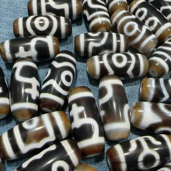 Tibetan Agate Eye Dzi Beads-ToShay.org