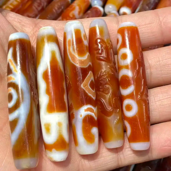 Tibetan Agate Eyes Dzi-ToShay.org