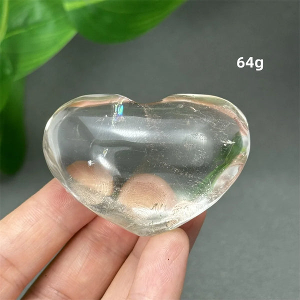 Clear Crystal Heart-ToShay.org