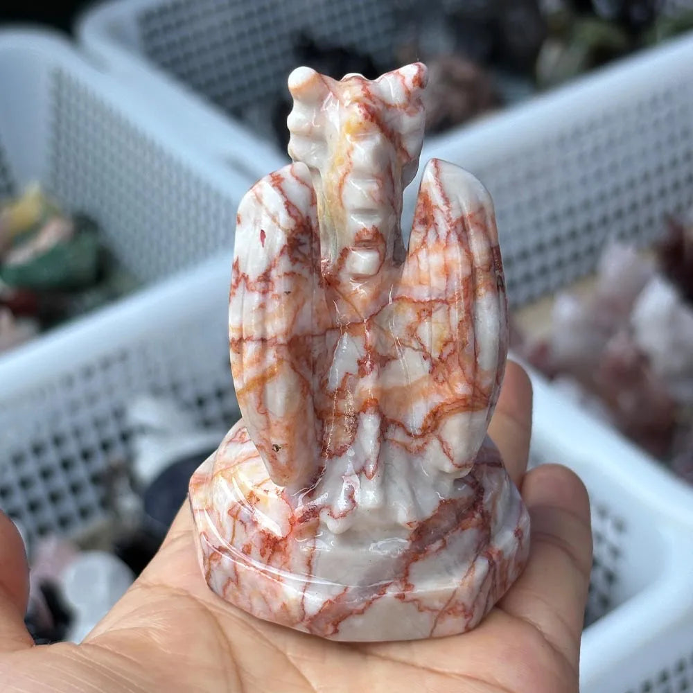 Red Network Stone Dragon-ToShay.org