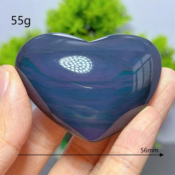 Rainbow Obsidian Heart-ToShay.org
