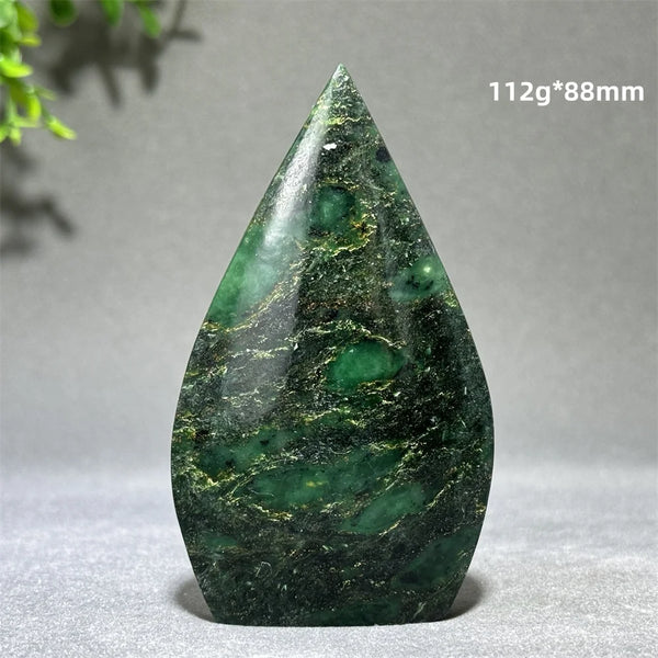 Green Emerald Agate Torch-ToShay.org