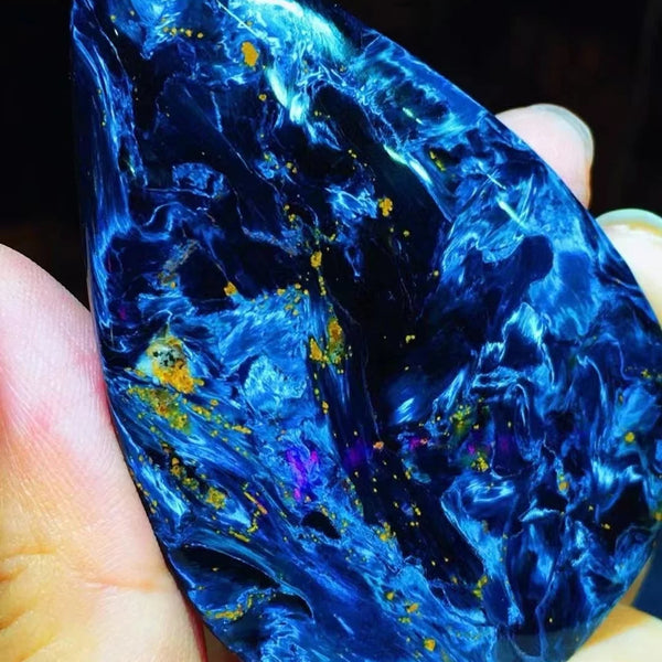 Blue Pietersite Chatoyancy Pendant-ToShay.org