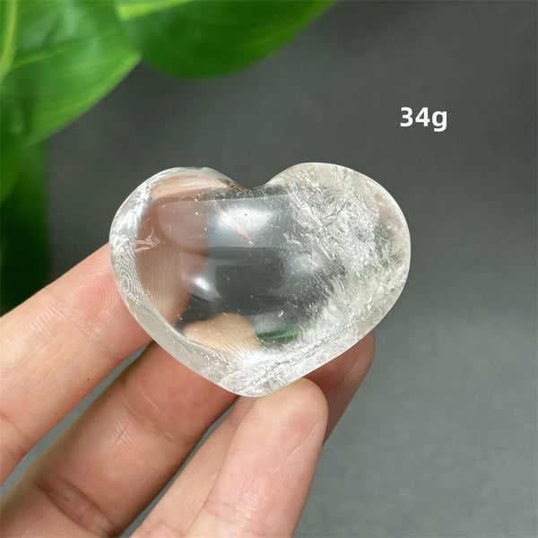 Clear Crystal Heart-ToShay.org