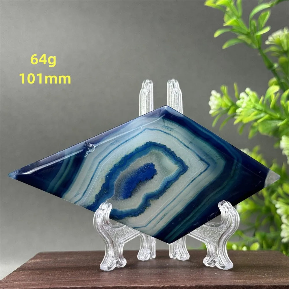 Blue Agate Lace Diamond-ToShay.org