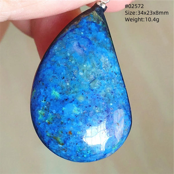 Blue Azurite Pendant-ToShay.org