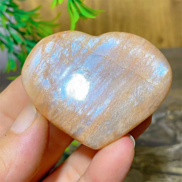 Orange Moonstone Heart-ToShay.org
