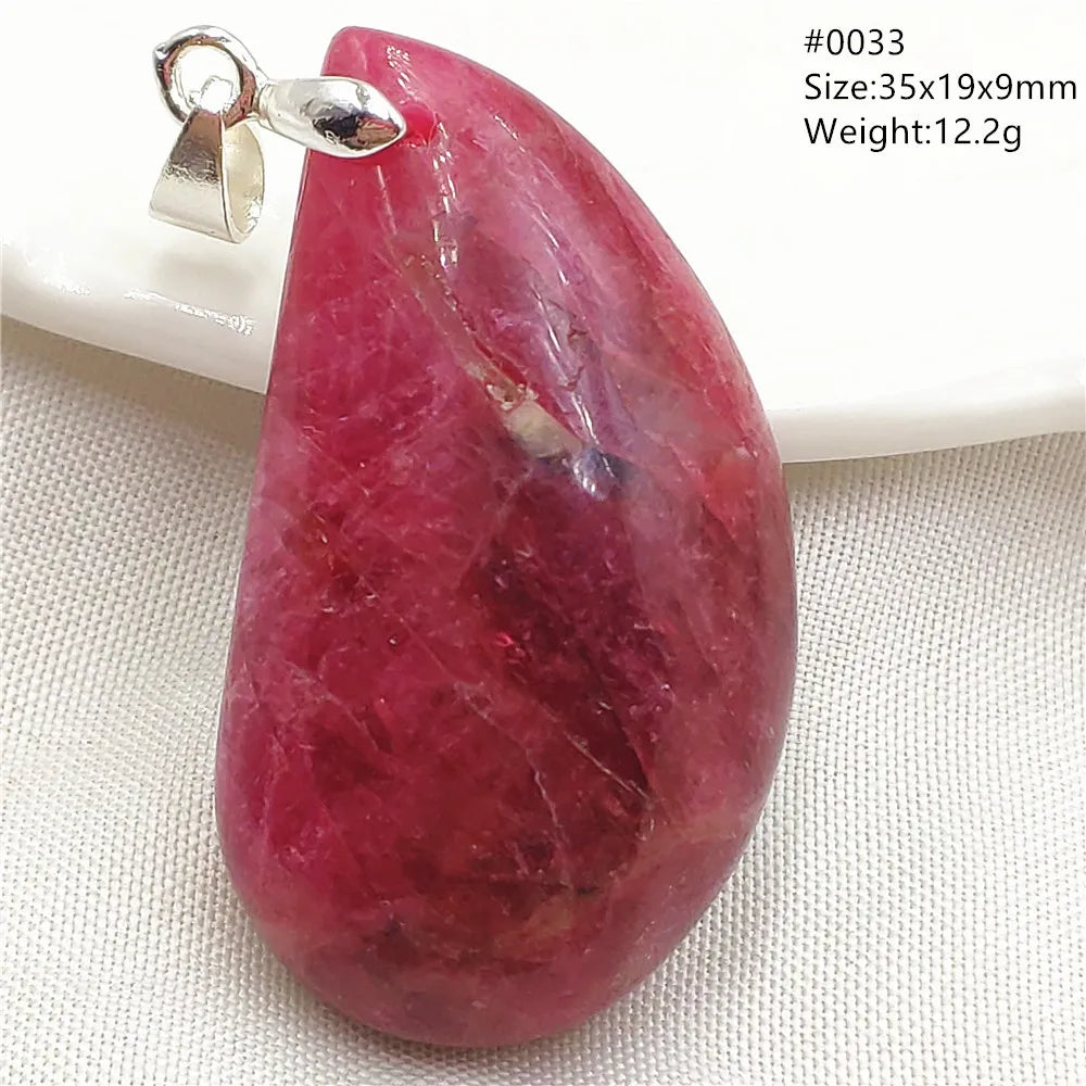 Red Rose Rhodonite Pendant-ToShay.org
