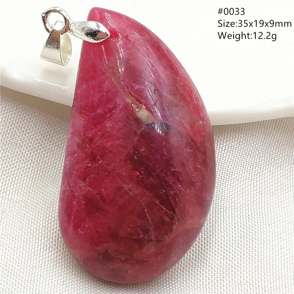Red Rose Rhodonite Pendant-ToShay.org