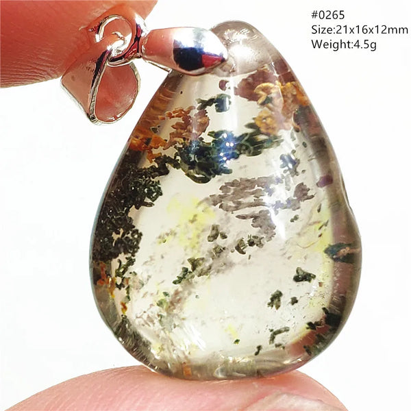 Green Phantom Quartz Pendant-ToShay.org