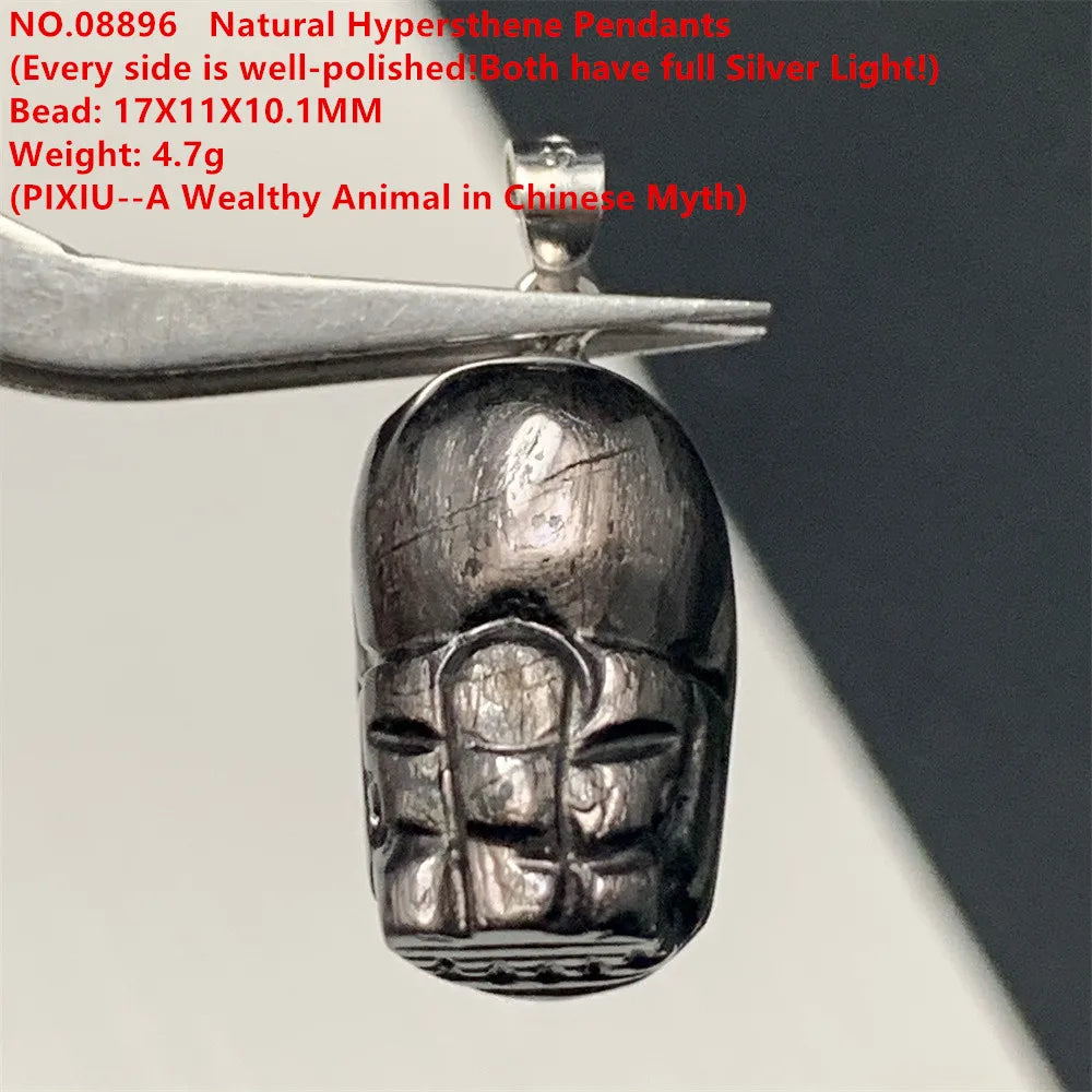 Black Hypersthene Pendant-ToShay.org