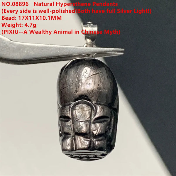 Black Hypersthene Pendant-ToShay.org