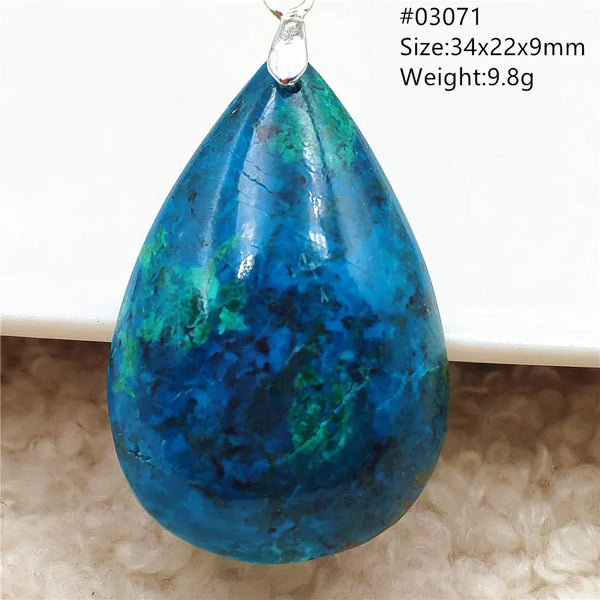 Blue Green Malachite Pendant-ToShay.org