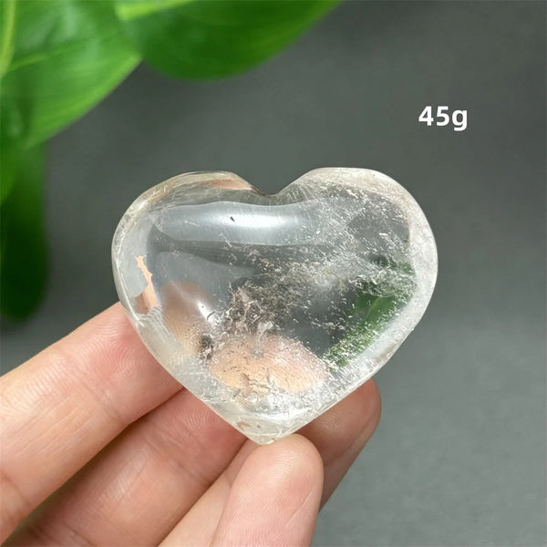 Clear Crystal Heart-ToShay.org