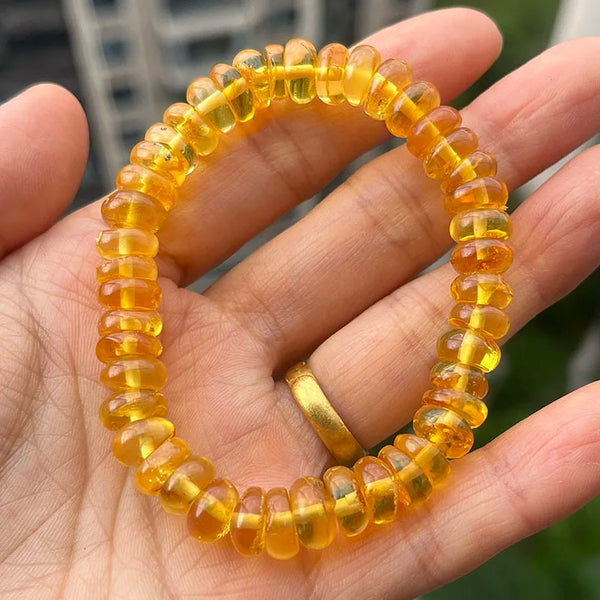 Yellow Amber Bracelet-ToShay.org
