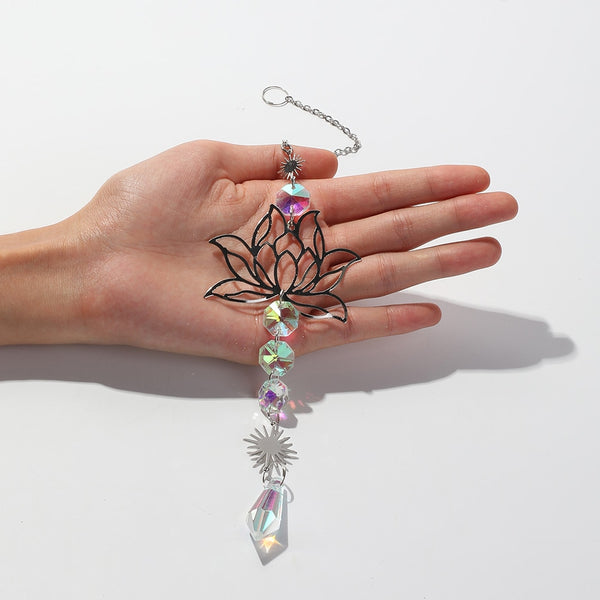 Silver Crystal Prism Sun Catcher-ToShay.org