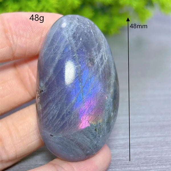 Purple Labradorite Palm Stone-ToShay.org