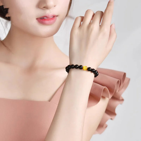 Black Gold Obsidian Bracelet-ToShay.org