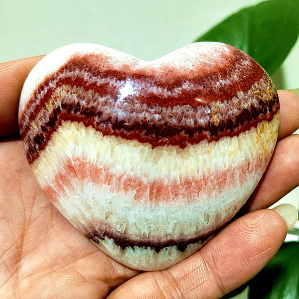 Red Striped Agate Heart-ToShay.org