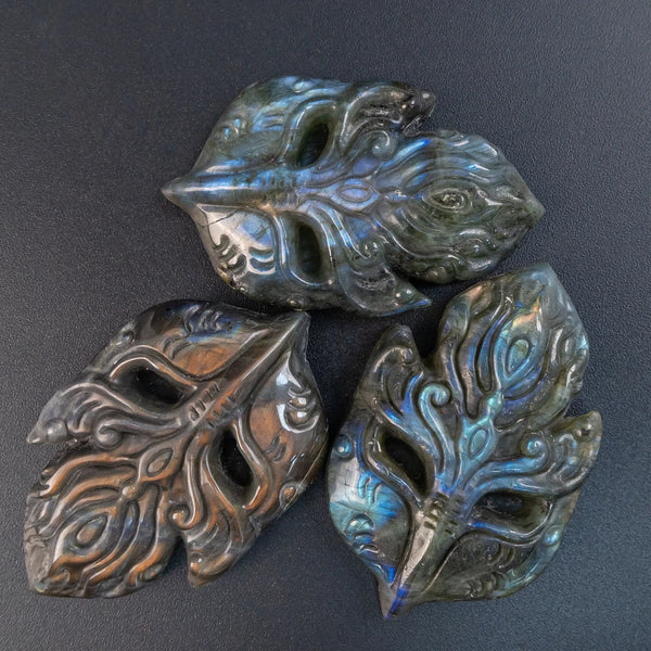 Blue Labradorite Mask-ToShay.org