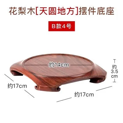 Wood Circular Base-ToShay.org