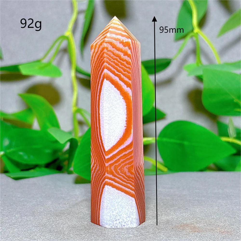 Orange Carnelian Quartz Tower-ToShay.org