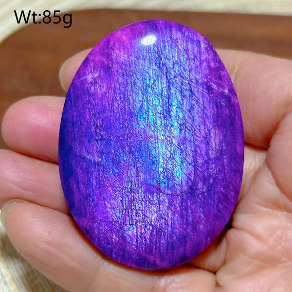 Purple Violet Rainbow Moonstone-ToShay.org