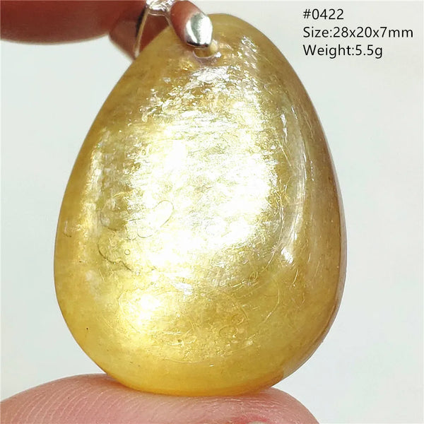 Gold Lepidolite Flash Pendant-ToShay.org