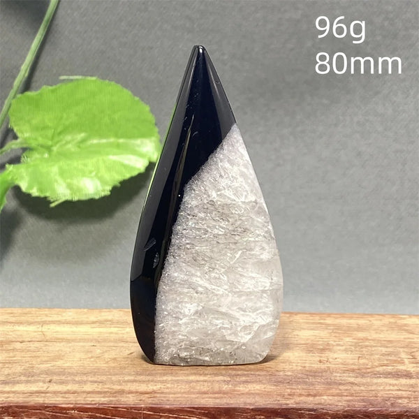 Black Striped Agate Flame-ToShay.org