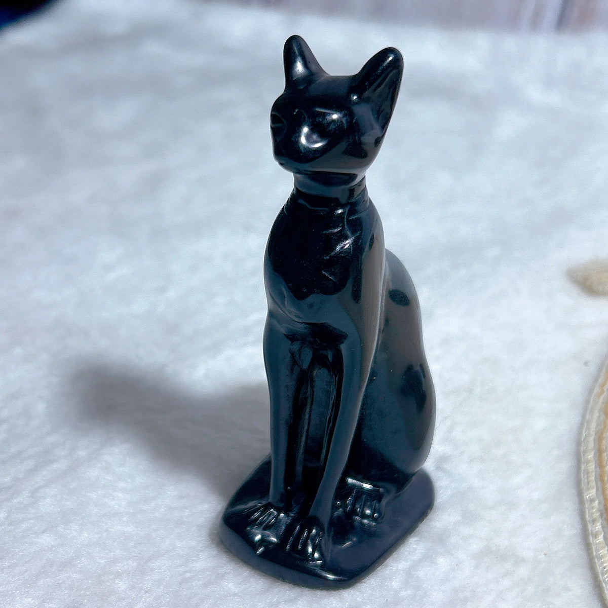Black Obsidian Egyptian Cat-ToShay.org