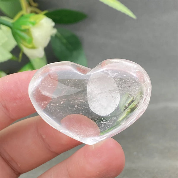 Clear Crystal Heart-ToShay.org