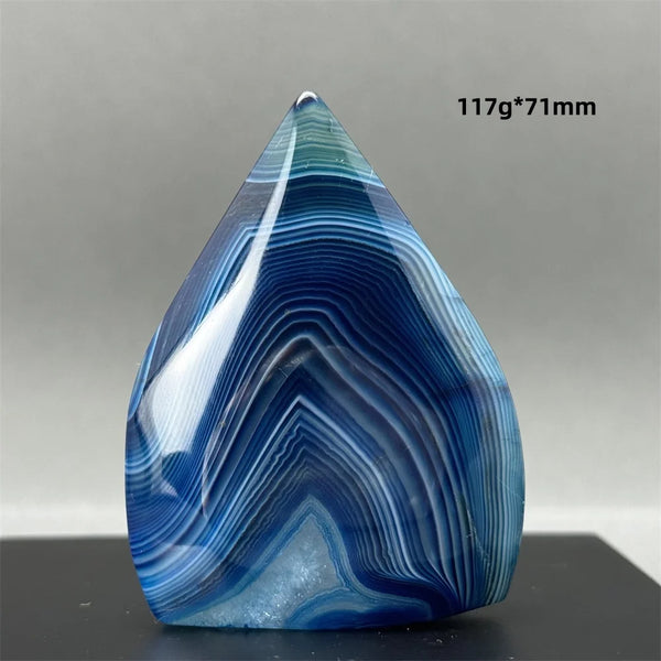 Blue Agate Torch-ToShay.org