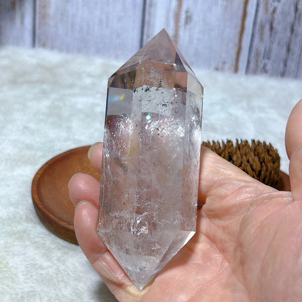 Clear Quartz Rainbow Point-ToShay.org