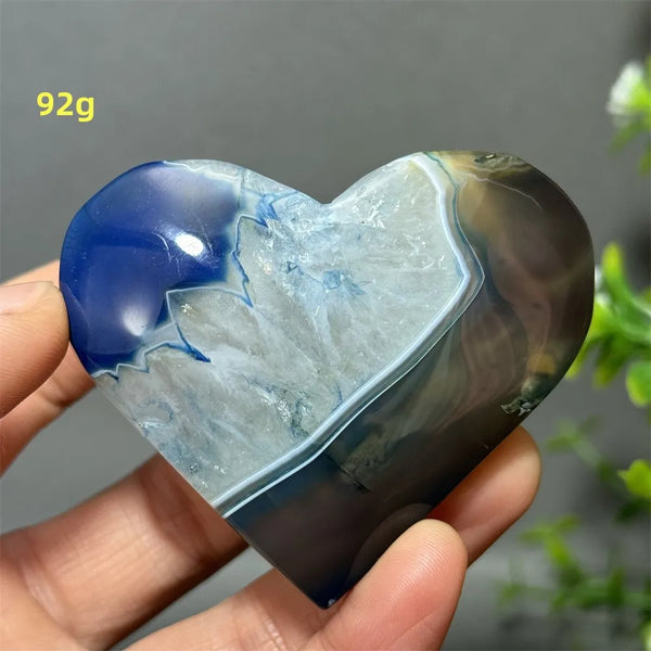 Blue Agate Heart-ToShay.org
