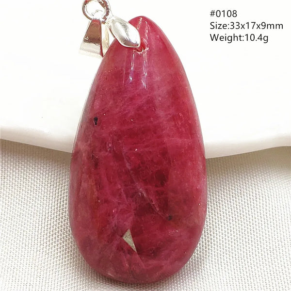 Red Rhodonite Pendant-ToShay.org