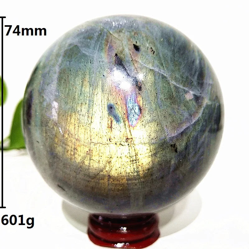 Yellow Labradorite Crystal Ball-ToShay.org