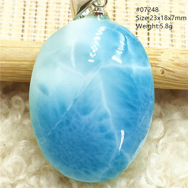 Blue Larimar Pendant-ToShay.org