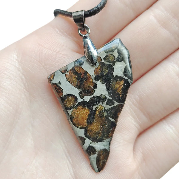 Olive Meteorite Pendant-ToShay.org