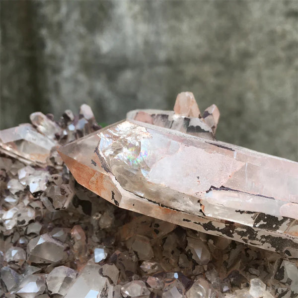 Smokey Quartz Crystal Cluster-ToShay.org
