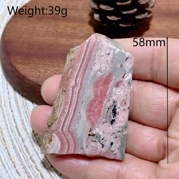 Pink Rhodochrosite Slab-ToShay.org