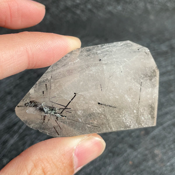 Black Rutilated Quartz Crystal-ToShay.org