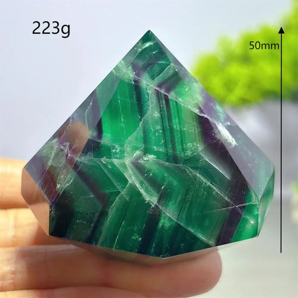 Rainbow Fluorite Diamond-ToShay.org