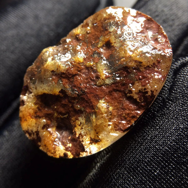 Gold Rutilated Quartz Pendant-ToShay.org