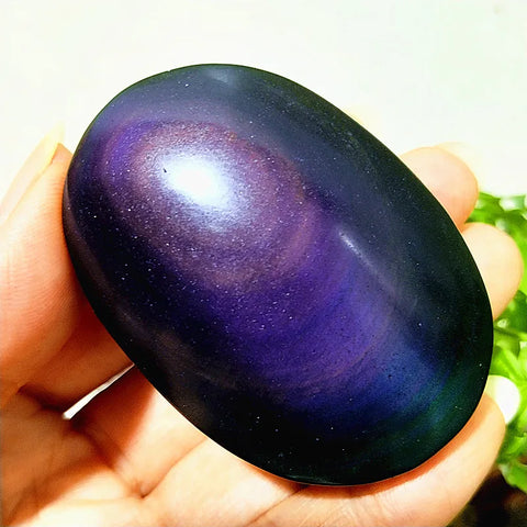 Rainbow Obsidian Palm Stones-ToShay.org
