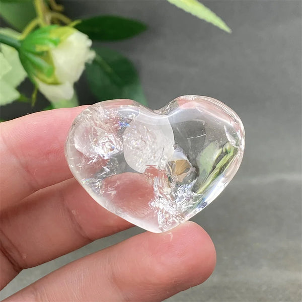 Clear Crystal Heart-ToShay.org