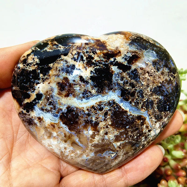 Grey Opal Heart-ToShay.org