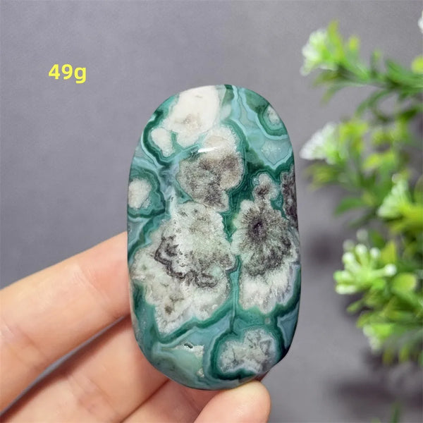 Green Cherry Blossom Agate-ToShay.org